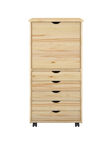 Mobile con Ruote con ruota Marrone 53 x 39 x 103 cm