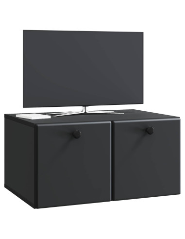 Mobile Porta TV da Muro Nero 59,5 x 41 x 30 cm