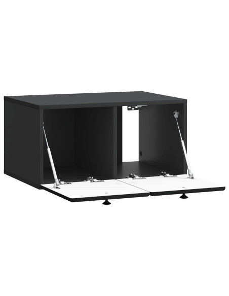 Mobile Porta TV da Muro Nero 59,5 x 41 x 30 cm