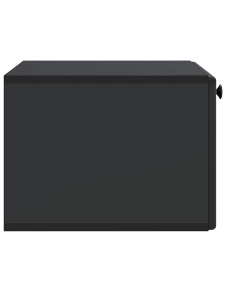 Mobile Porta TV da Muro Nero 59,5 x 41 x 30 cm