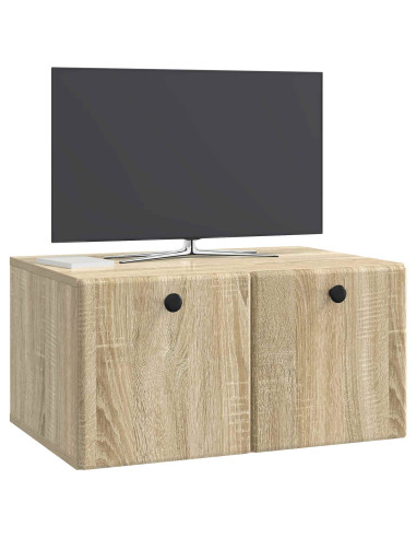 Mobile Porta TV da Muro Rovere Sonoma 59,5 x 41 x 30 cm