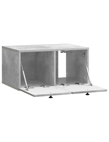 Mobile Porta TV da Muro Grigio Cemento 59,5 x 41 x 30 cm