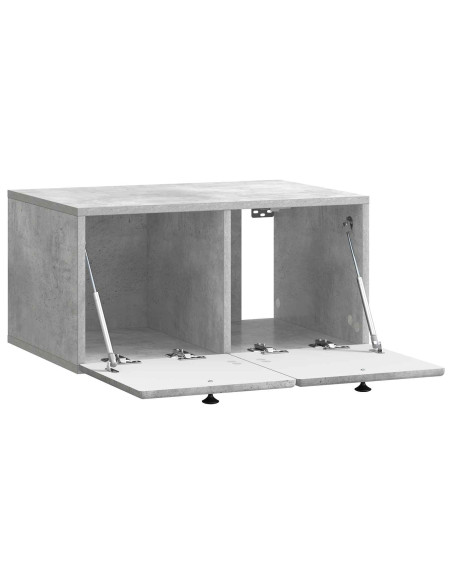Mobile Porta TV da Muro Grigio Cemento 59,5 x 41 x 30 cm