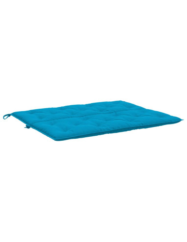 Cuscini per Panca 2 pz Azzurri 120x50x7cm in Tessuto Oxford