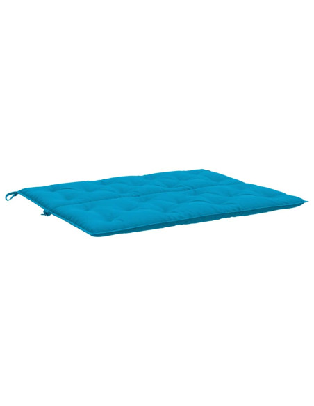 Cuscini per Panca 2 pz Azzurri 120x50x7cm in Tessuto Oxford