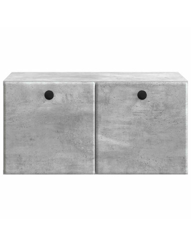 Mobile Porta TV da Muro Grigio Cemento 59,5 x 41 x 30 cm