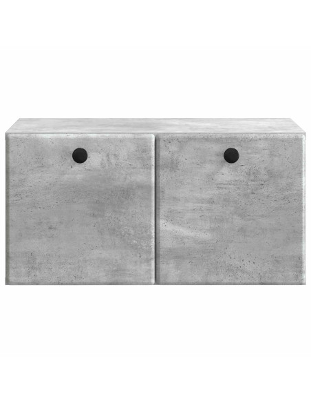 Mobile Porta TV da Muro Grigio Cemento 59,5 x 41 x 30 cm