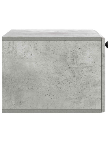 Mobile Porta TV da Muro Grigio Cemento 59,5 x 41 x 30 cm