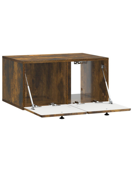 Mobile Porta TV da Muro Rovere Fumo 59,5 x 41 x 30 cm