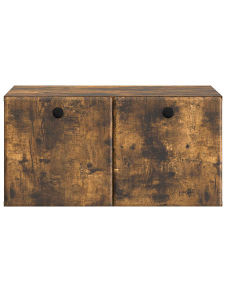 Mobile Porta TV da Muro Rovere Fumo 59,5 x 41 x 30 cm