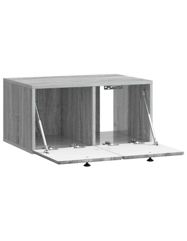 Mobile Porta TV da Muro Grigio Sonoma 59,5 x 41 x 30 cm