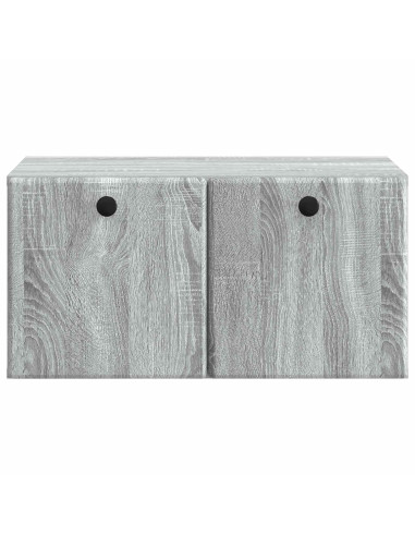 Mobile Porta TV da Muro Grigio Sonoma 59,5 x 41 x 30 cm