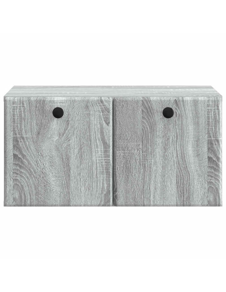 Mobile Porta TV da Muro Grigio Sonoma 59,5 x 41 x 30 cm