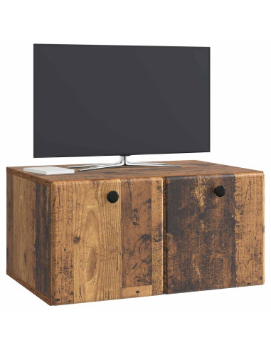 Mobile Porta TV da Muro Legno antico 59,5 x 41 x 30 cm
