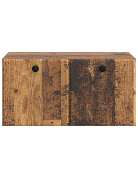 Mobile Porta TV da Muro Legno antico 59,5 x 41 x 30 cm