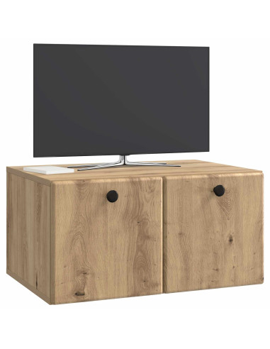 Mobile Porta TV da Muro Rovere Artigianale 59,5 x 41 x 30 cm