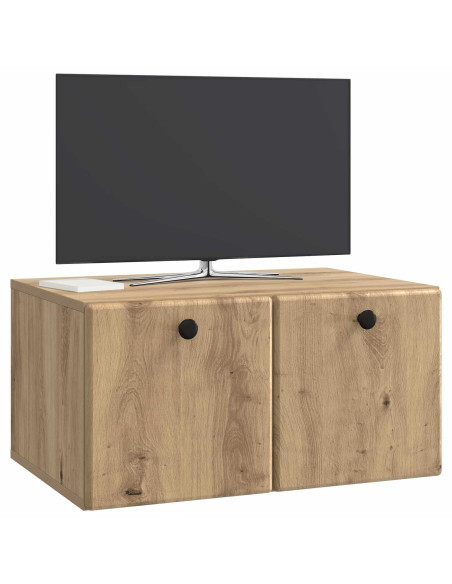 Mobile Porta TV da Muro Rovere Artigianale 59,5 x 41 x 30 cm