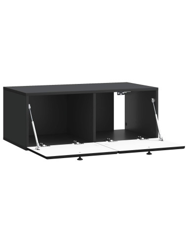Mobile Porta TV da Muro Nero 78,5 x 41 x 30 cm