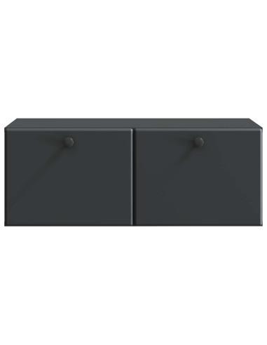 Mobile Porta TV da Muro Nero 78,5 x 41 x 30 cm
