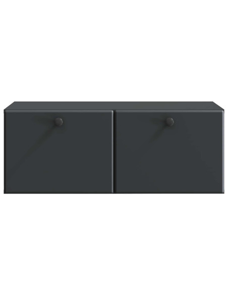 Mobile Porta TV da Muro Nero 78,5 x 41 x 30 cm