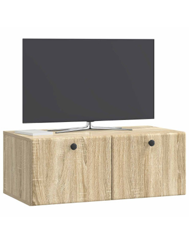 Mobile Porta TV da Muro Rovere Sonoma 78,5 x 41 x 30 cm