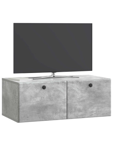 Mobile Porta TV da Muro Grigio Cemento 78,5 x 41 x 30 cm