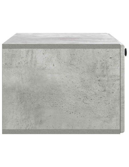 Mobile Porta TV da Muro Grigio Cemento 78,5 x 41 x 30 cm