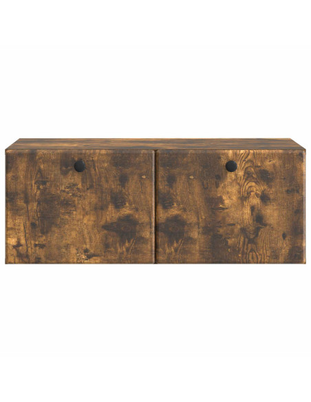 Mobile Porta TV da Muro Rovere Fumo 78,5 x 41 x 30 cm