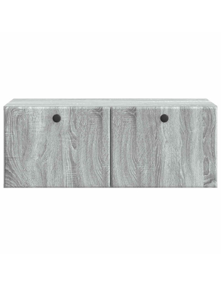 Mobile Porta TV da Muro Grigio Sonoma 78,5 x 41 x 30 cm