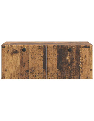 Mobile Porta TV da Muro Legno antico 78,5 x 41 x 30 cm