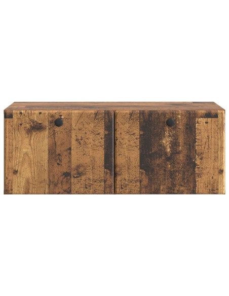 Mobile Porta TV da Muro Legno antico 78,5 x 41 x 30 cm