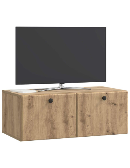 Mobile Porta TV da Muro Rovere Artigianale 78,5 x 41 x 30 cm