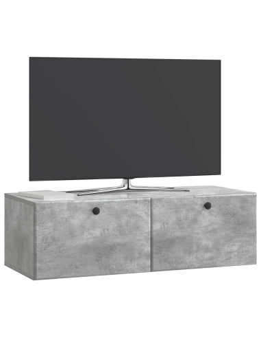 Mobile Porta TV da Muro Grigio Cemento 98 x 41 x 30 cm