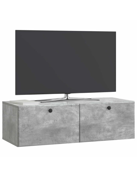 Mobile Porta TV da Muro Grigio Cemento 98 x 41 x 30 cm