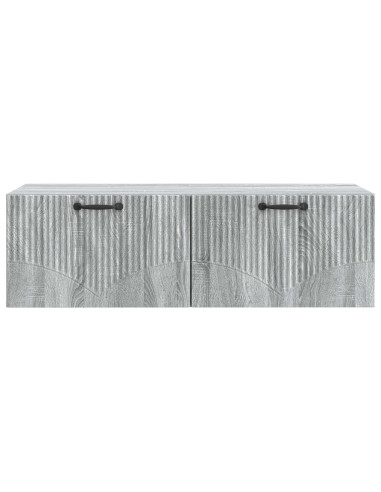 Mobile Porta TV da Muro Grigio Sonoma 98 x 41 x 30 cm