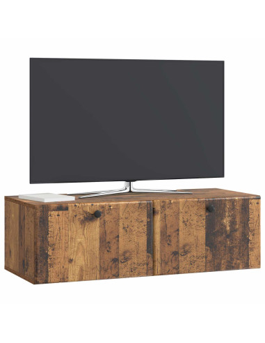 Mobile Porta TV da Muro Legno antico 98 x 41 x 30 cm