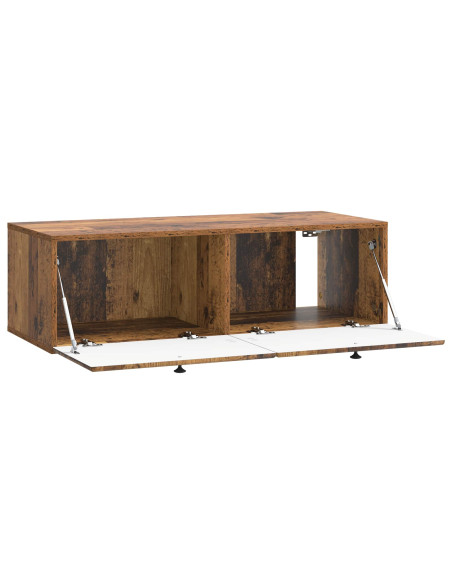 Mobile Porta TV da Muro Legno antico 98 x 41 x 30 cm