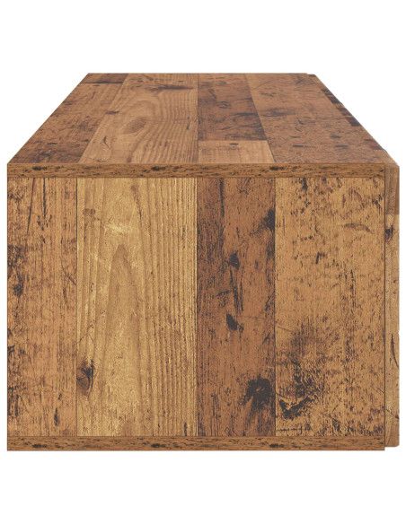 Mobile Porta TV da Muro Legno antico 98 x 41 x 30 cm