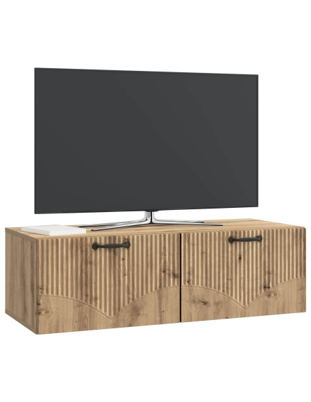 Mobile Porta TV da Muro Rovere Artigianale 98 x 41 x 30 cm