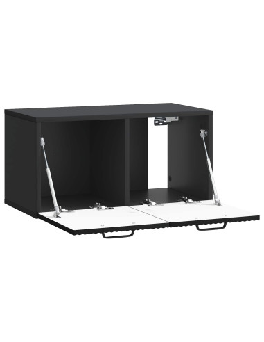 Mobile Porta TV da Muro Nero 59,5 x 31 x 30 cm
