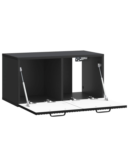 Mobile Porta TV da Muro Nero 59,5 x 31 x 30 cm