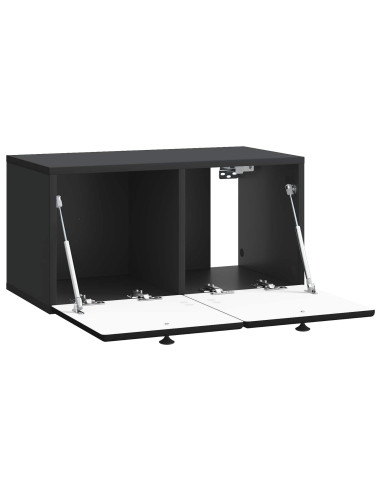 Mobile Porta TV da Muro Nero 59,5 x 31 x 30 cm