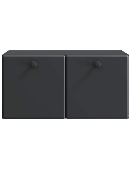 Mobile Porta TV da Muro Nero 59,5 x 31 x 30 cm