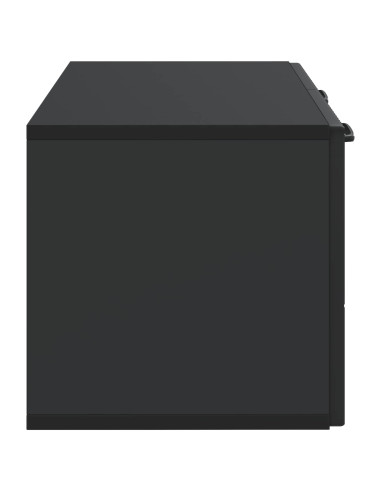Mobile Porta TV da Muro Nero 59,5 x 31 x 30 cm