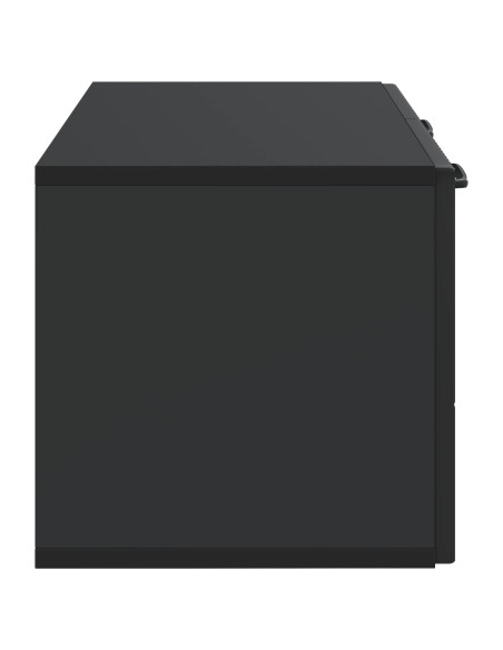 Mobile Porta TV da Muro Nero 59,5 x 31 x 30 cm