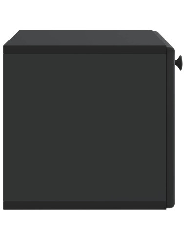 Mobile Porta TV da Muro Nero 59,5 x 31 x 30 cm