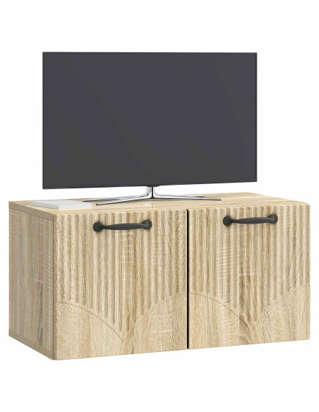 Mobile Porta TV da Muro Rovere Sonoma 59,5 x 31 x 30 cm