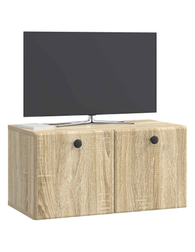 Mobile Porta TV da Muro Rovere Sonoma 59,5 x 31 x 30 cm
