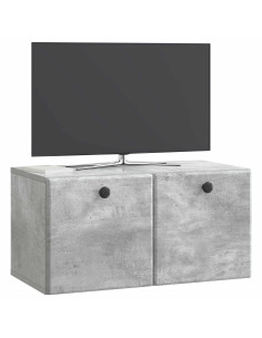 Mobile Porta TV da Muro Grigio Cemento 59,5 x 31 x 30 cm 2