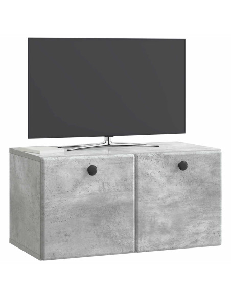 Mobile Porta TV da Muro Grigio Cemento 59,5 x 31 x 30 cm